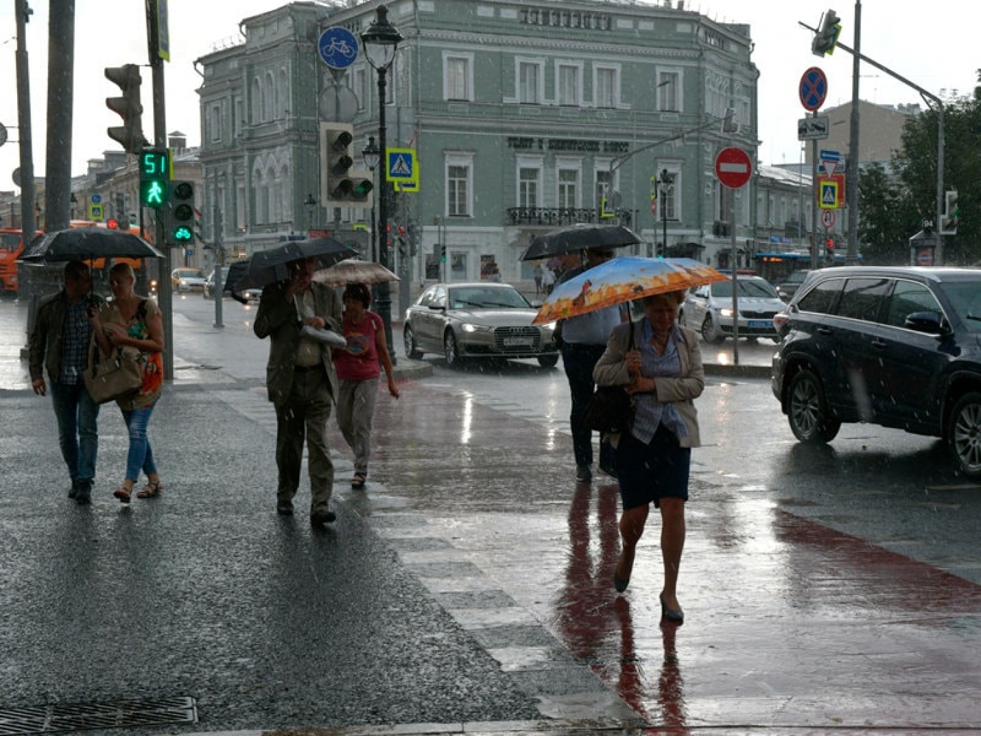 Сильные дожди ожидаются в столице в середине недели